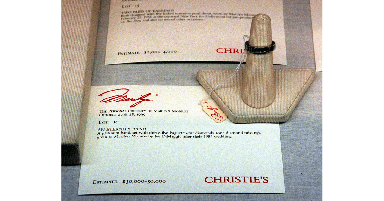Las pertenencias de Marilyn Monroe se han subastado