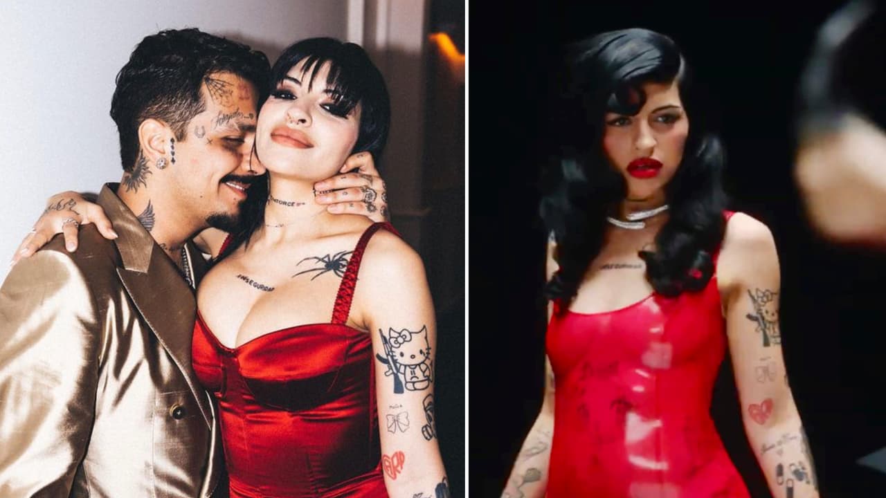 ¿Cazzu hace referencia a Nodal con costoso vestido ‘Dolce’ que usó en 2023?