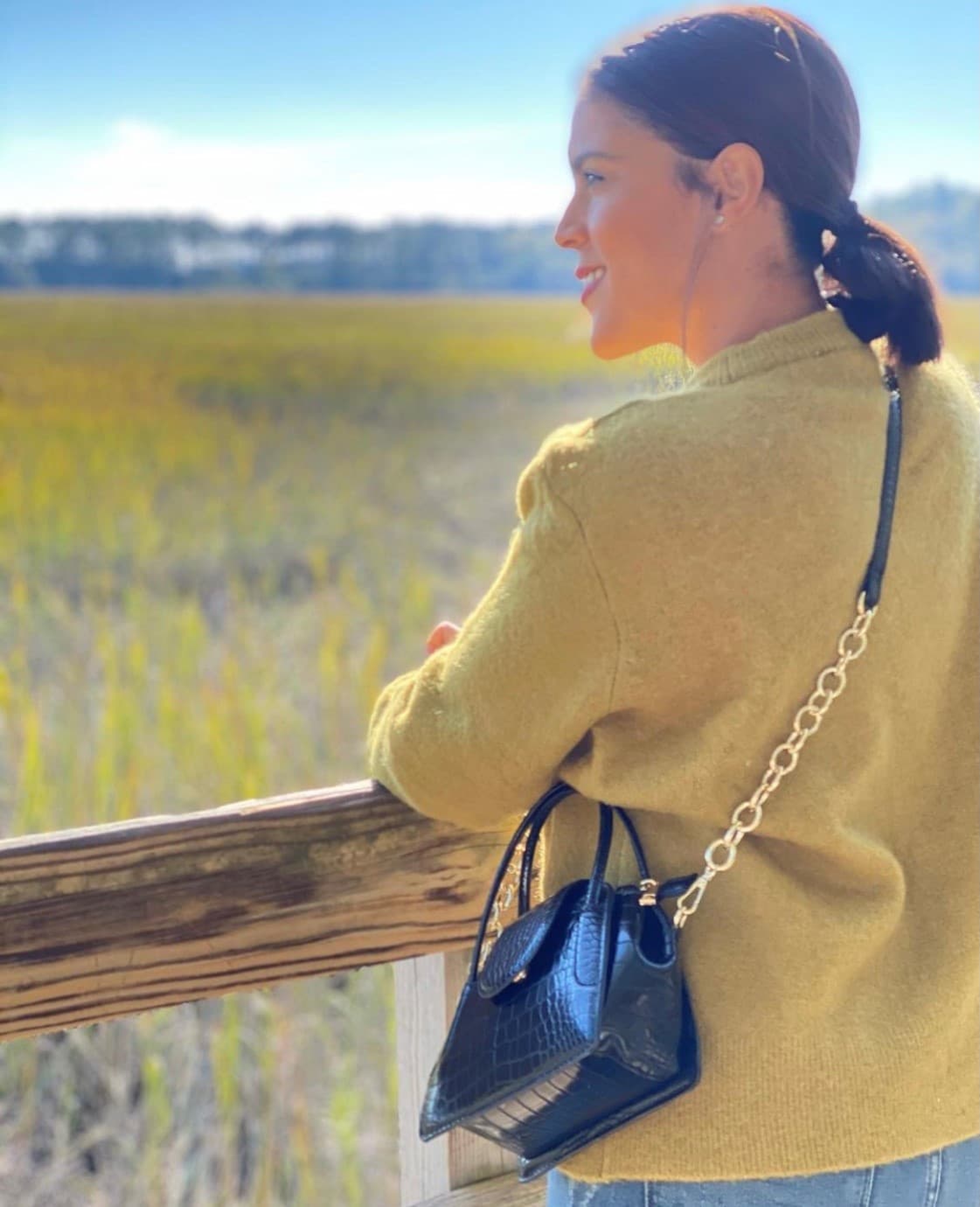 La conductora de Despierta América lució serena y feliz rodeada de bellos paisajes.