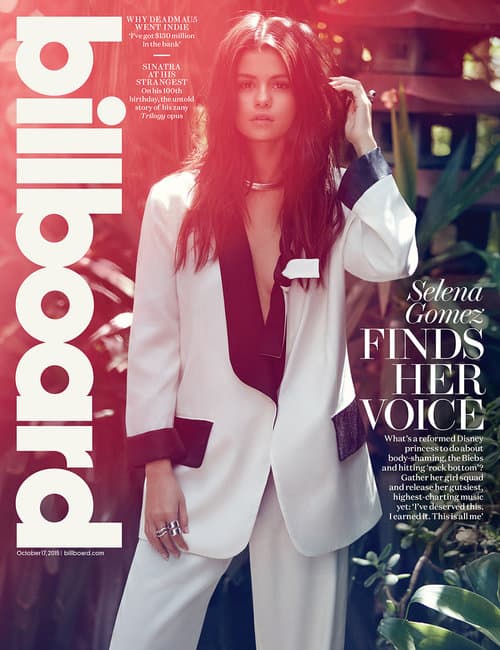 2015. Selena Gomez posó muy fashion en esta portada que también fue de las favoritas.