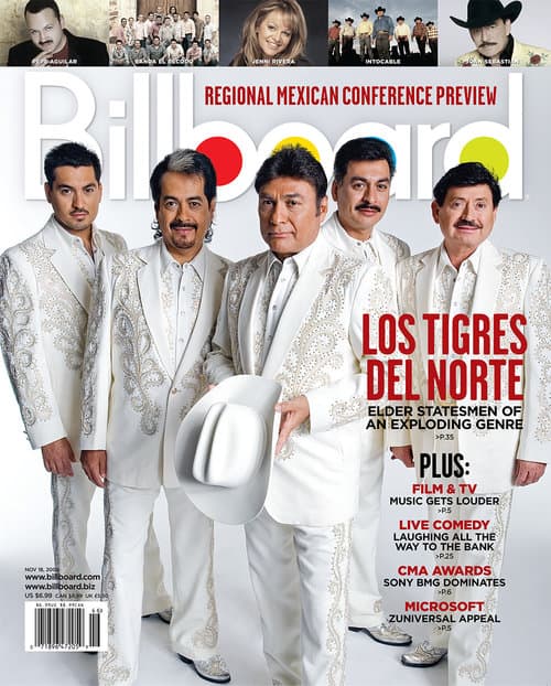 2006. Los Tigres del Norte, grandes estrellas de la música norteña en México, también fueron los reyes de esta portada.