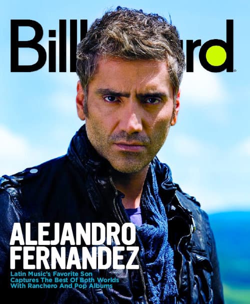 2009. Alejandro Fernández también lució su galanura en la portada de Billboard.