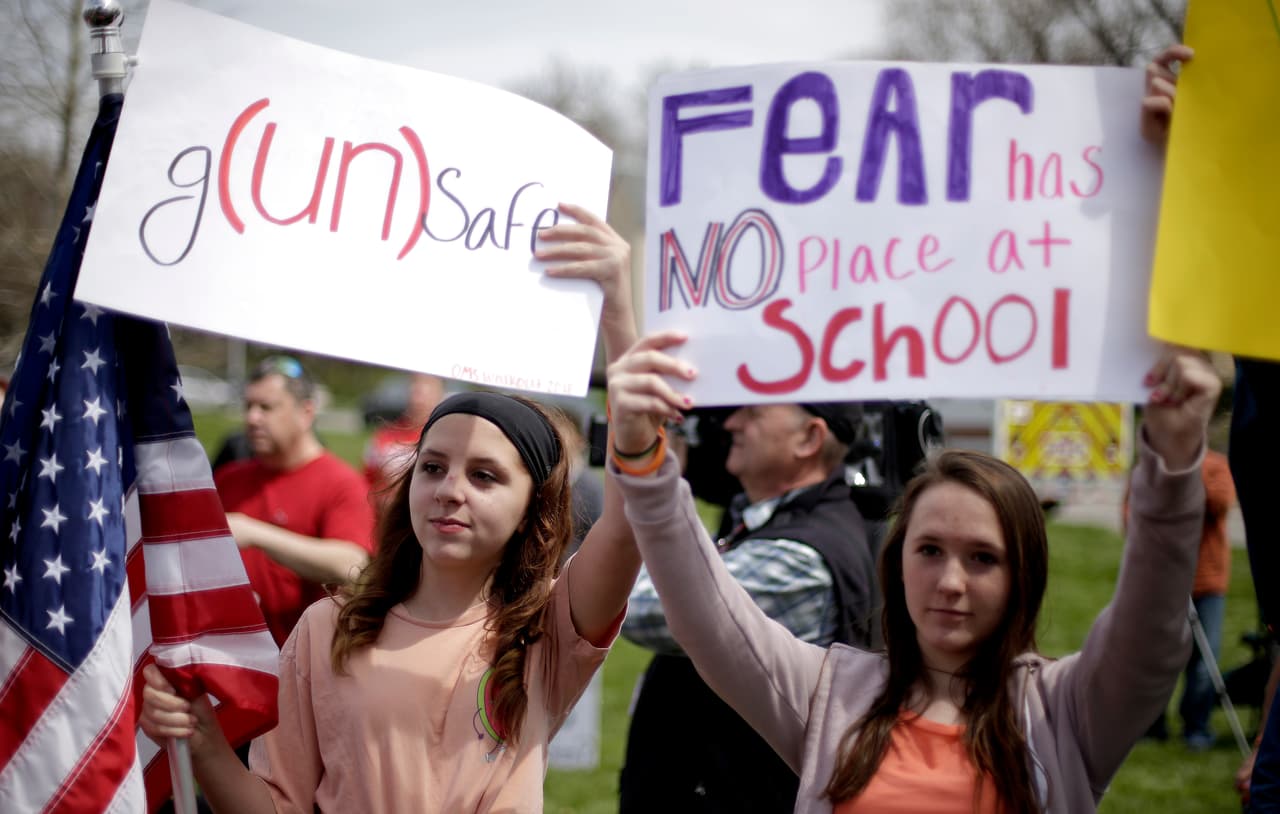 Activistas manifestaron en en Kansas City, Missouri.
