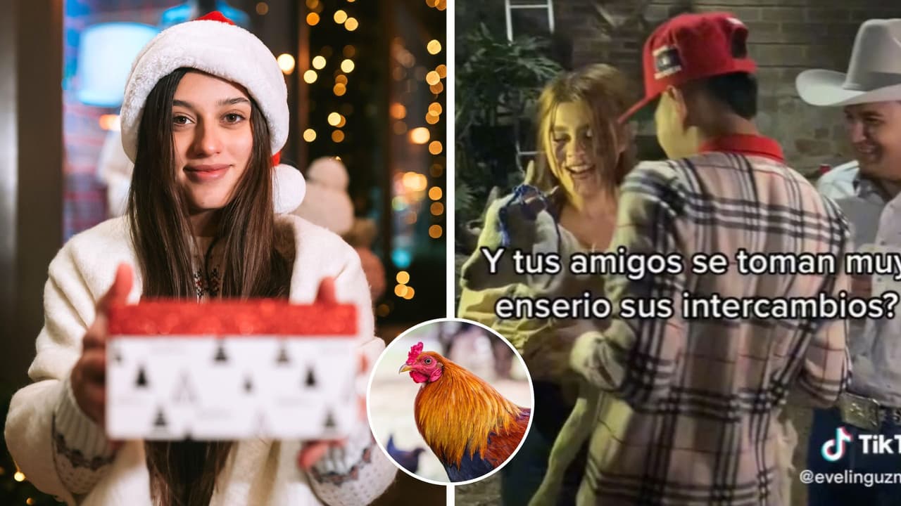 Amigos organizan intercambio navideño y se regalan animales de granja: video explotó en redes