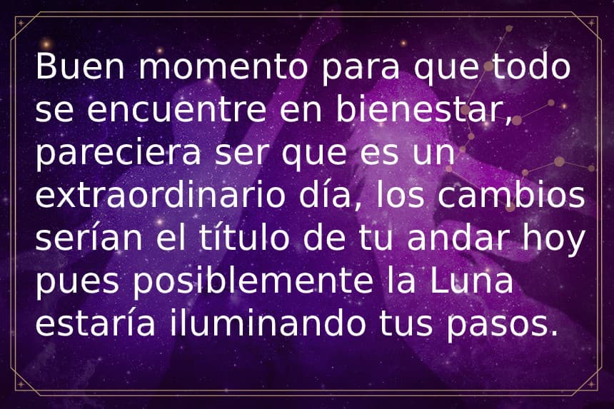 Sagitario 5 de noviembre 2020