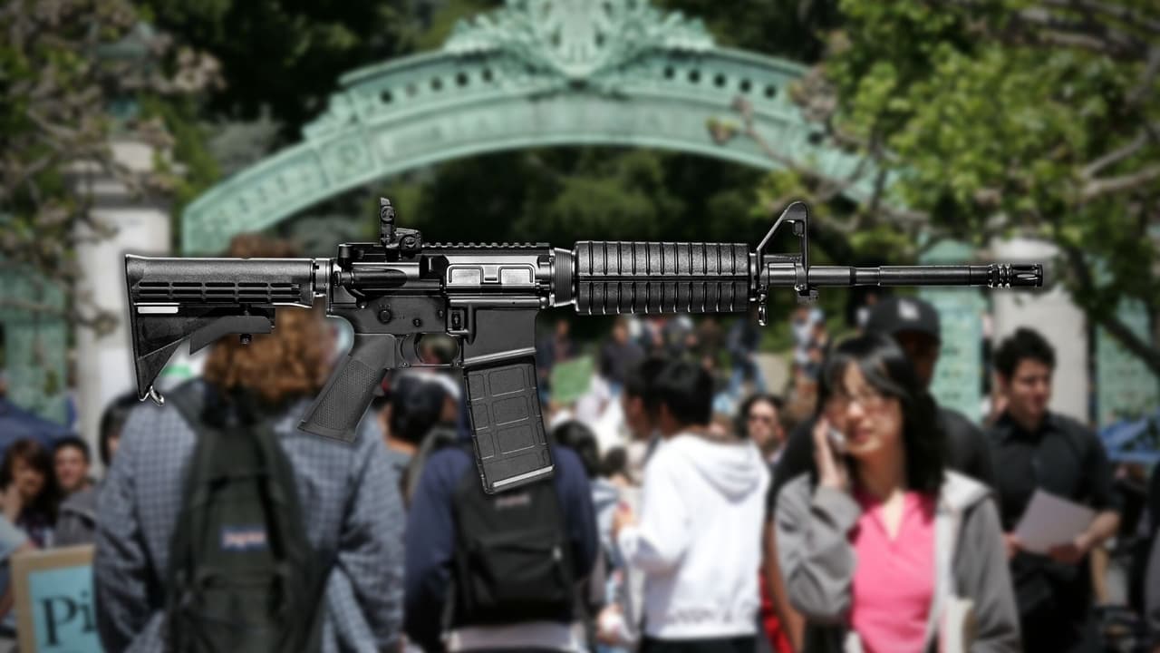 Usan un fusil AR-15 para robar una mochila con una computadora personal en inmediaciones de la UC Berkeley