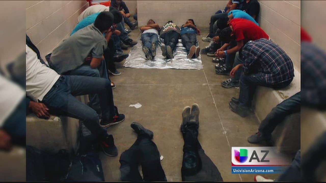 Con fotos demuestran ''condiciones inhumanas'' en las celdas de la Patrulla Fronteriza en Arizona