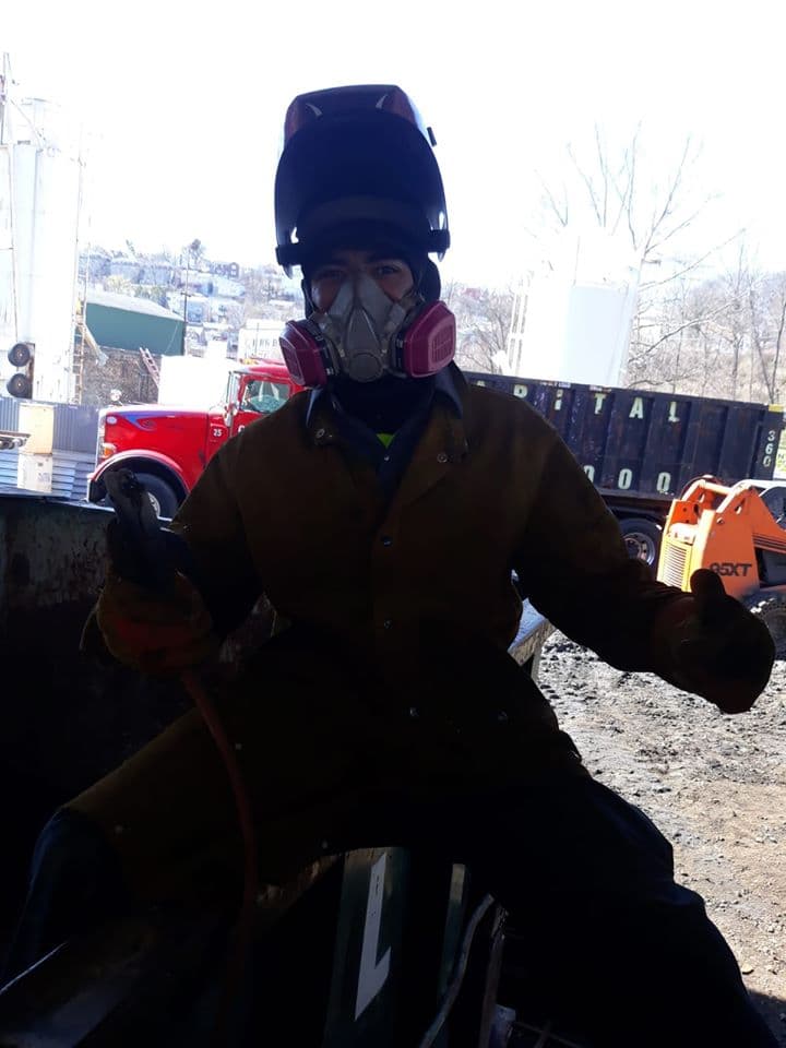 Ruddy Romero trabajador de la construcción.