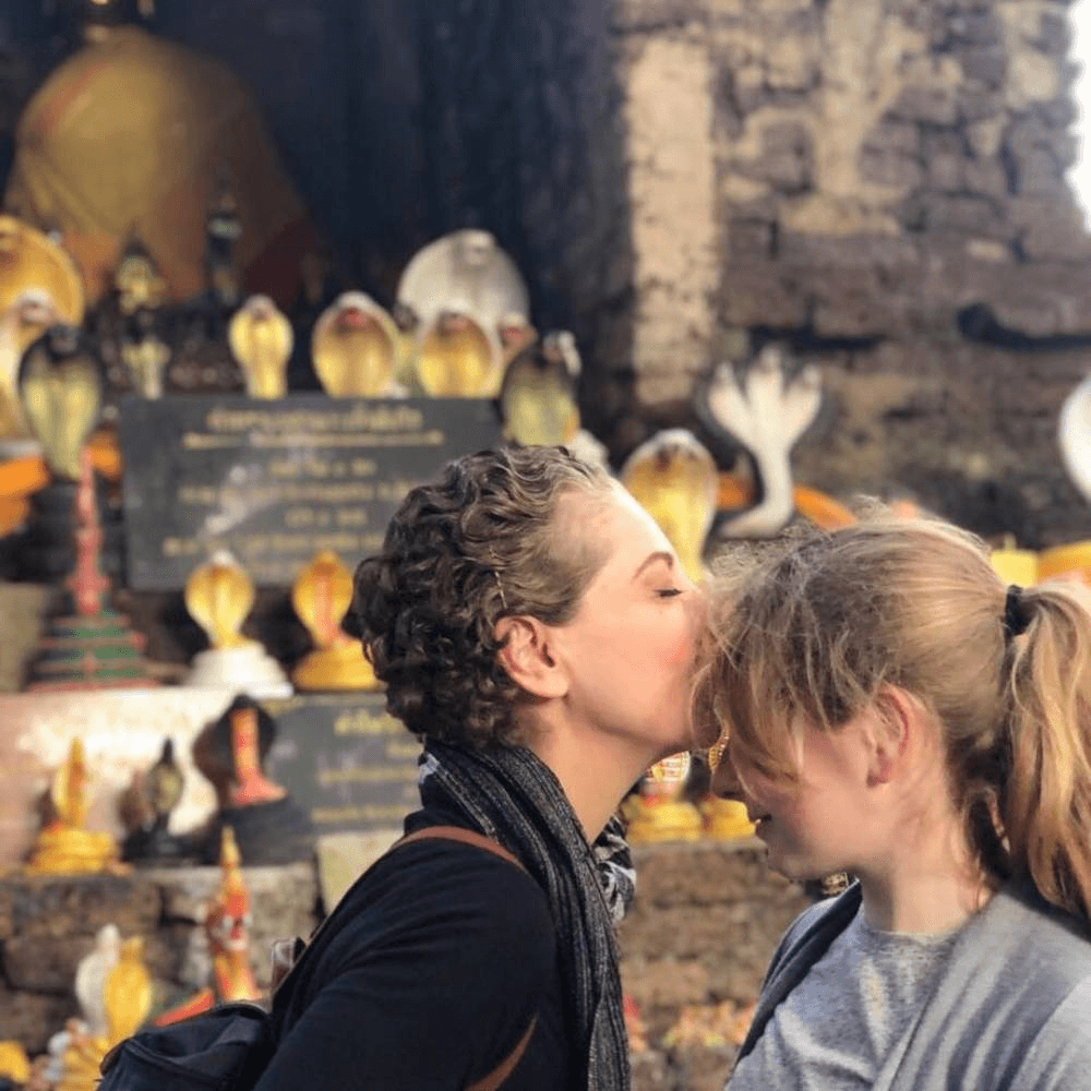 Edith González y Constanza fueron inseparables hasta el último momento.