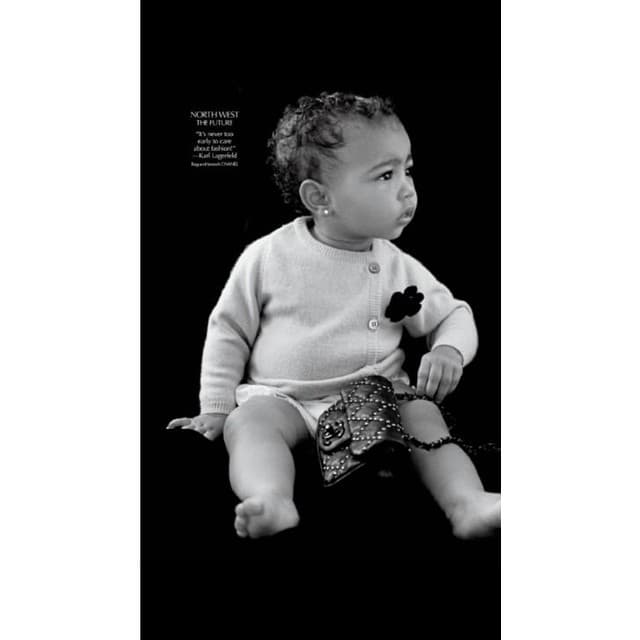 A su corta edad ya es toda una fashionista.