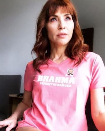La actriz de origen argentino también es parte de una campaña para prevenir el cancer de mama, misma que ha sido denominada 'Guerreras Rosa'.