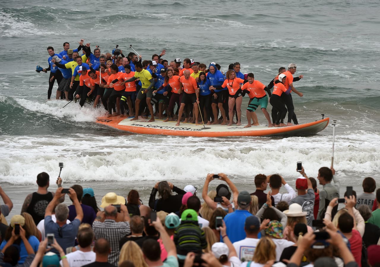 Se estima que unas 5 mil personas fueron testigos de la hazaña.