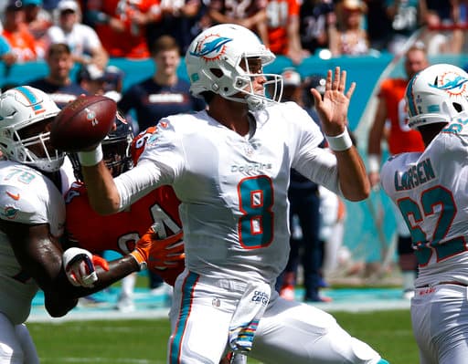<b>18) Miami Dolphins (4-2)</b>. Muchos, casi todos, pensaron que Miami tenóia cero oportunidades de ganarle a Chicago el domingo con Brock Osweiler como QB. Pues sucedió y fue impresionante.