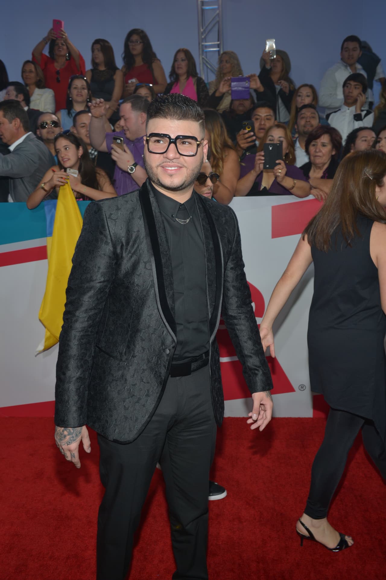 Fue uno de los que más llamaron la atención en la alfombra.