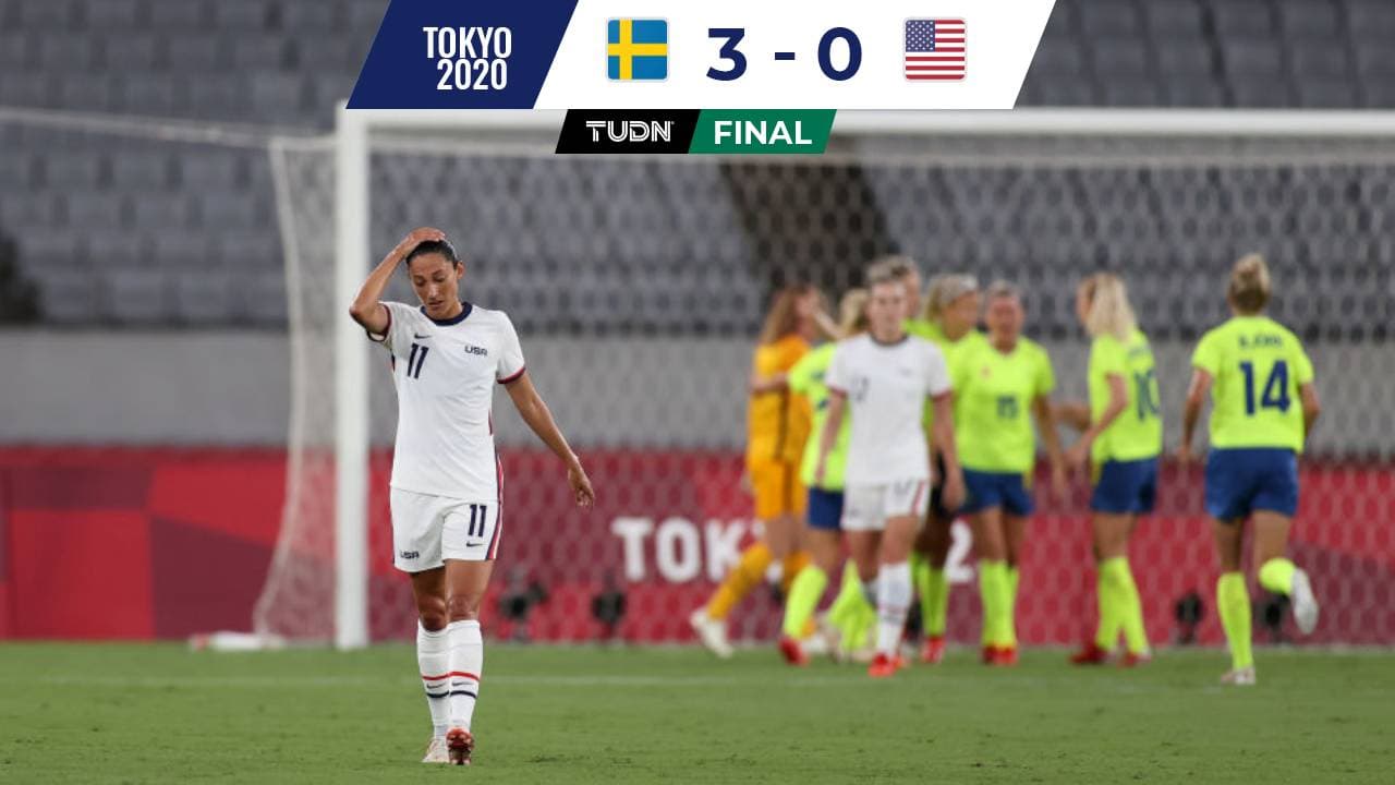 Suecia sorprendió y derrotó a Estados Unidos en su debut en Tokyo