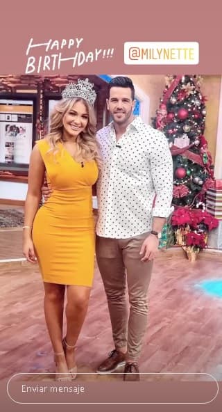 Yisus también aprovechó las plataformas digitales para enviarle una felicitación a la presentadora venezolana.