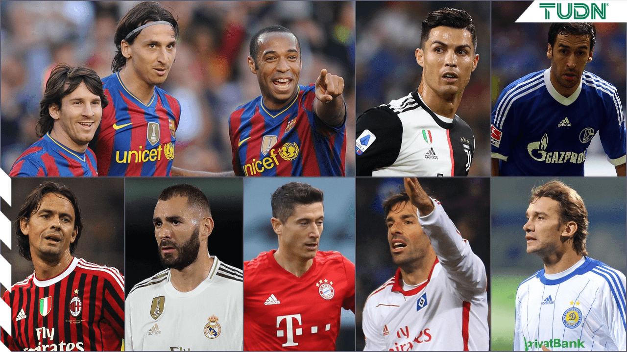 Ellos son leyenda y dueños del gol en la máxima justa europea.