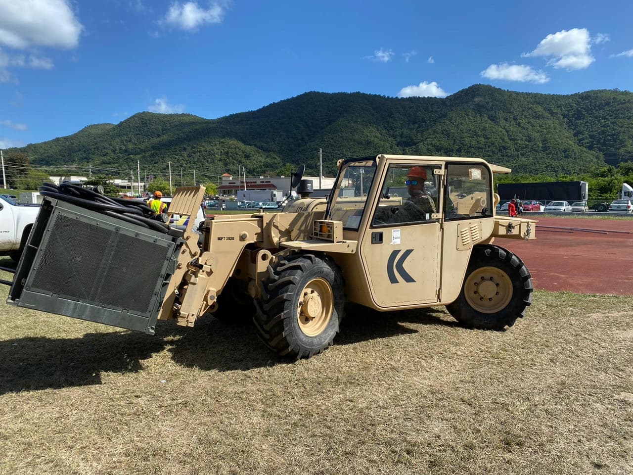 El primer campamento militar se abrió en el municipio de Guánica.