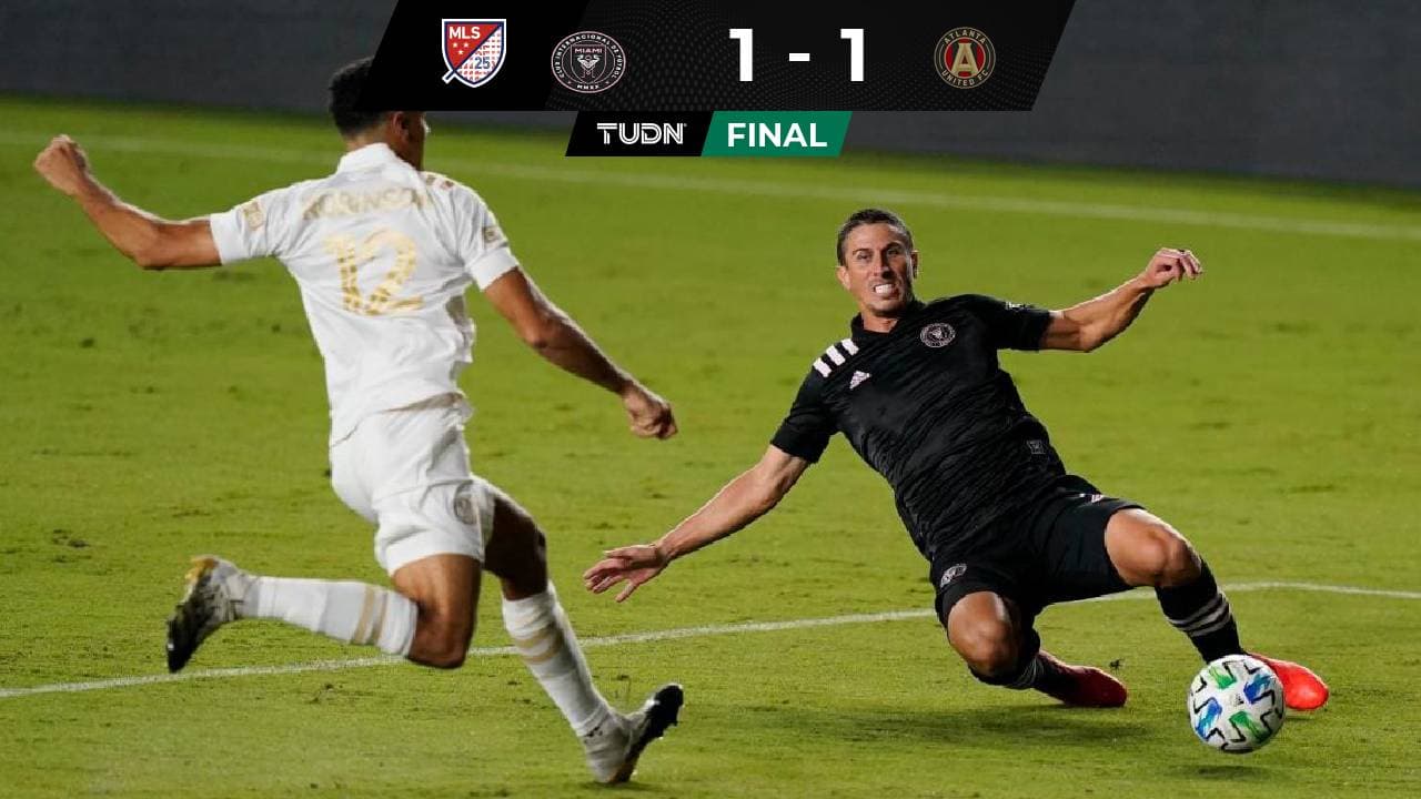 Un GRAN centro de Damm da empate al Atlanta ante Inter Miami