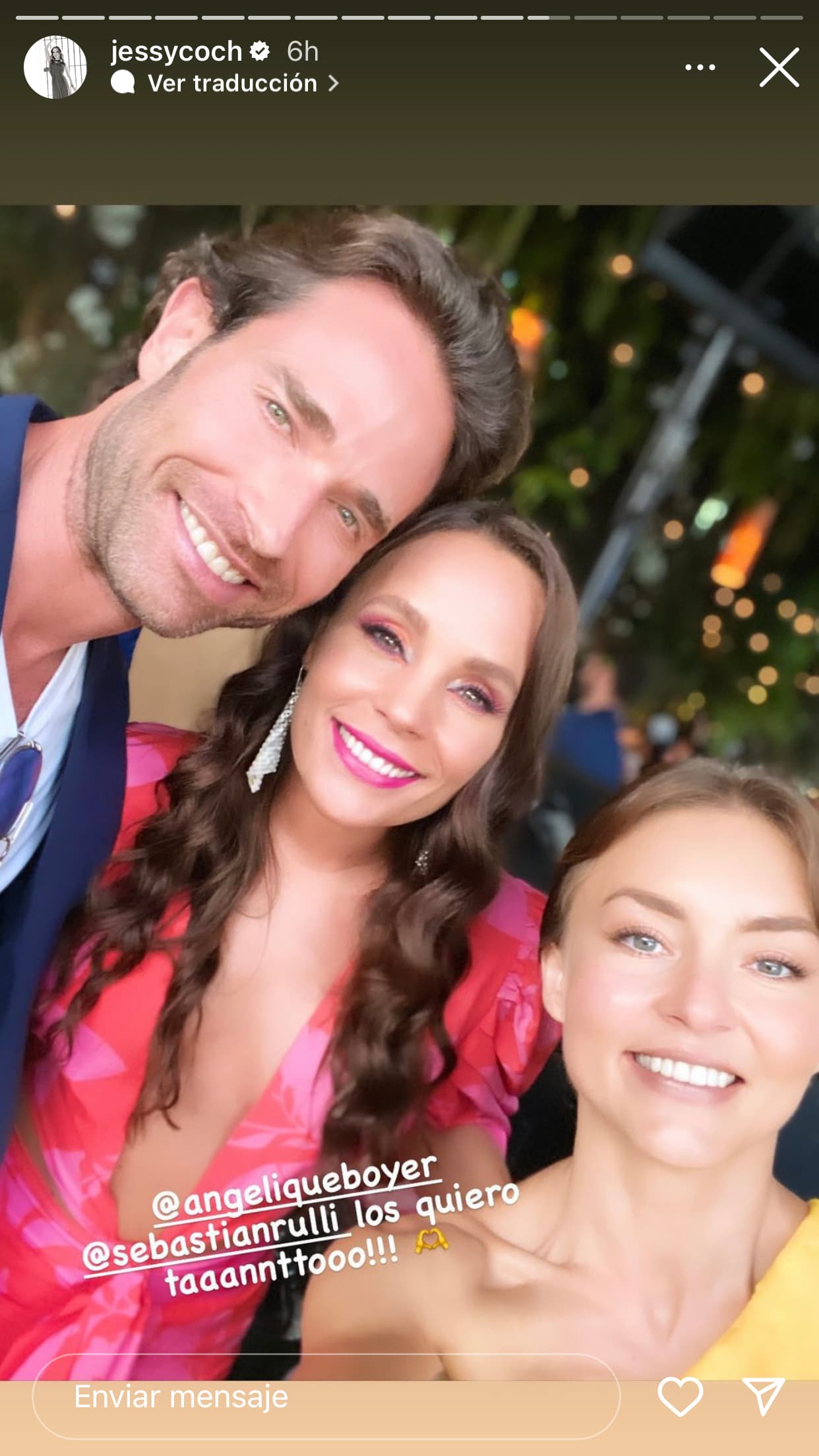 Otra de las estrellas de Rebelde, Jessica Coch, se reencontró con Angelique Boyer. 
<br>