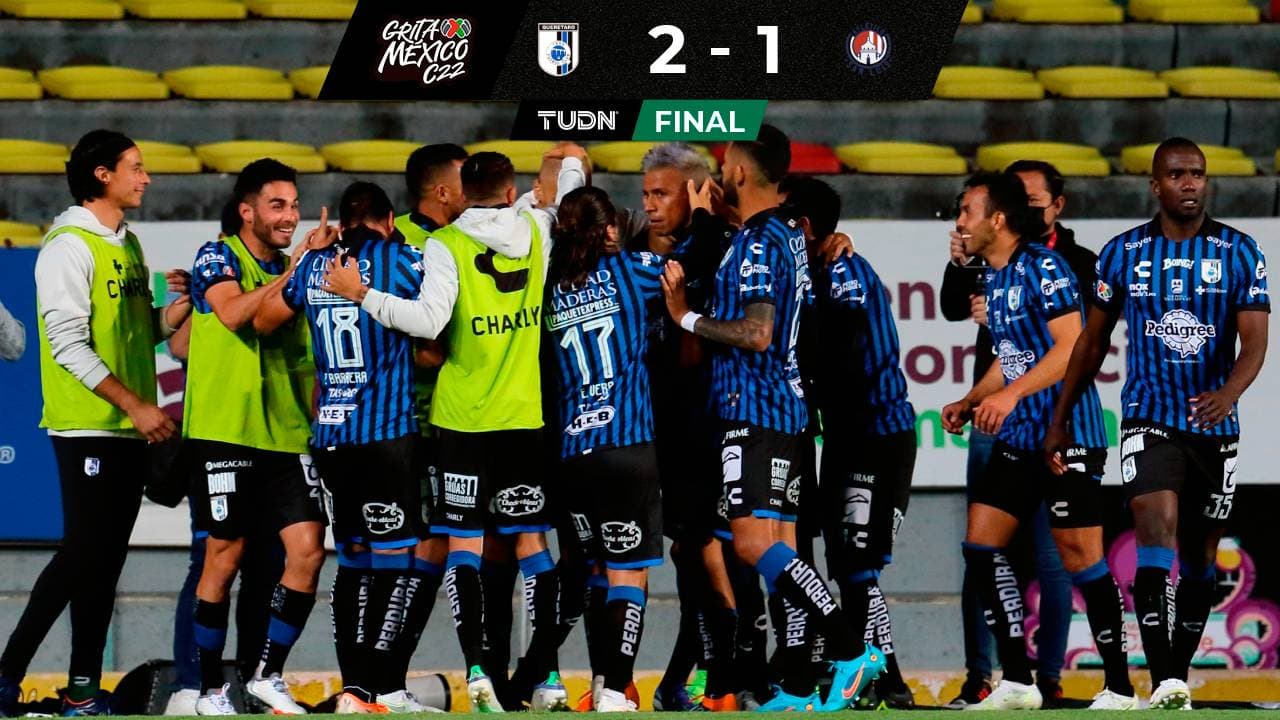 Querétaro se quedó con los tres puntos tras remontar un mal comienzo en el estadio Morelos