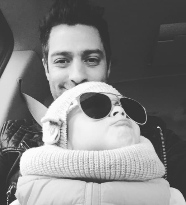 Ari Borovoy y la pequeña Luciana, que heredó todo su estilo.