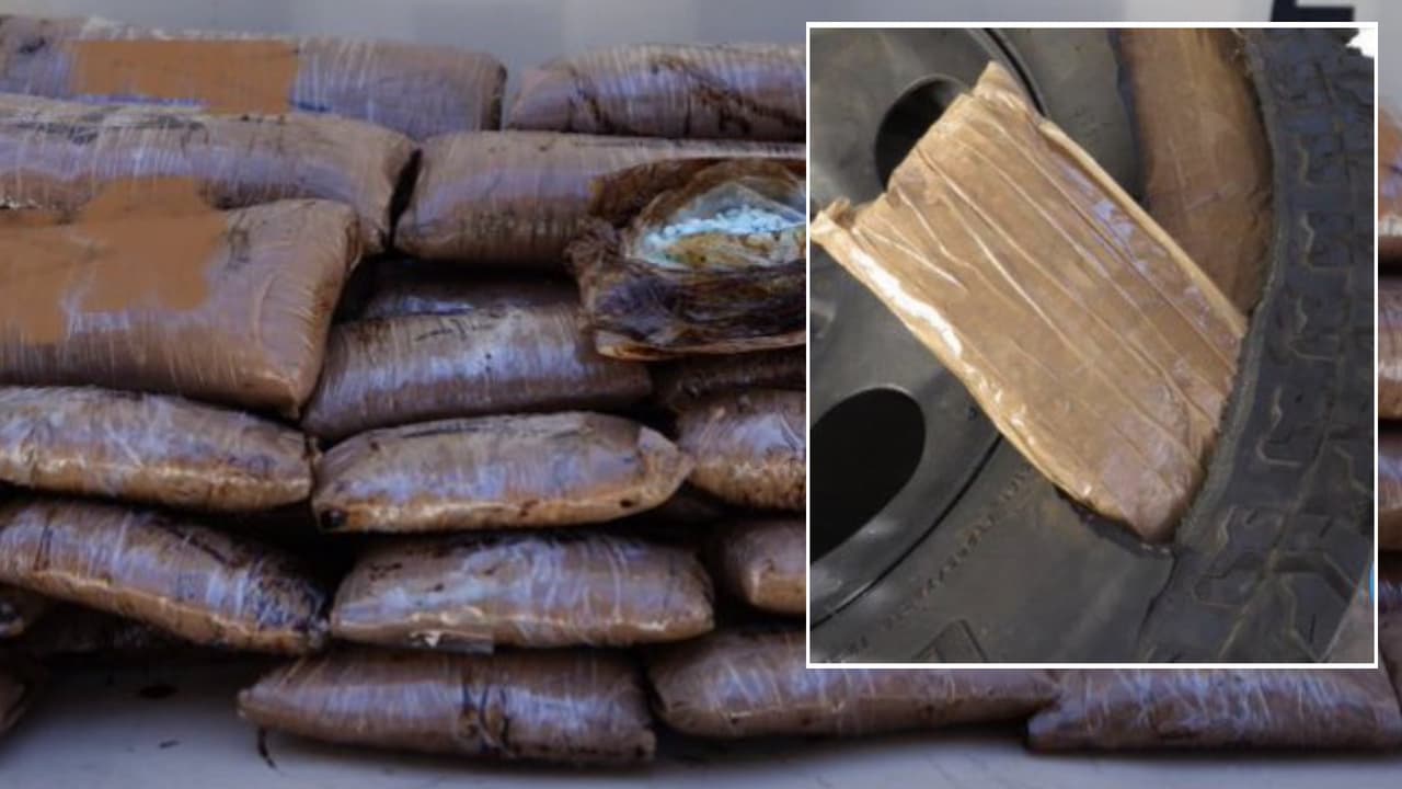 Oficiales encontraron 26.65 libras de cocaína secretadas en el núcleo del calentador de un vehículo después de que un K-9 alertara sobre el auto.