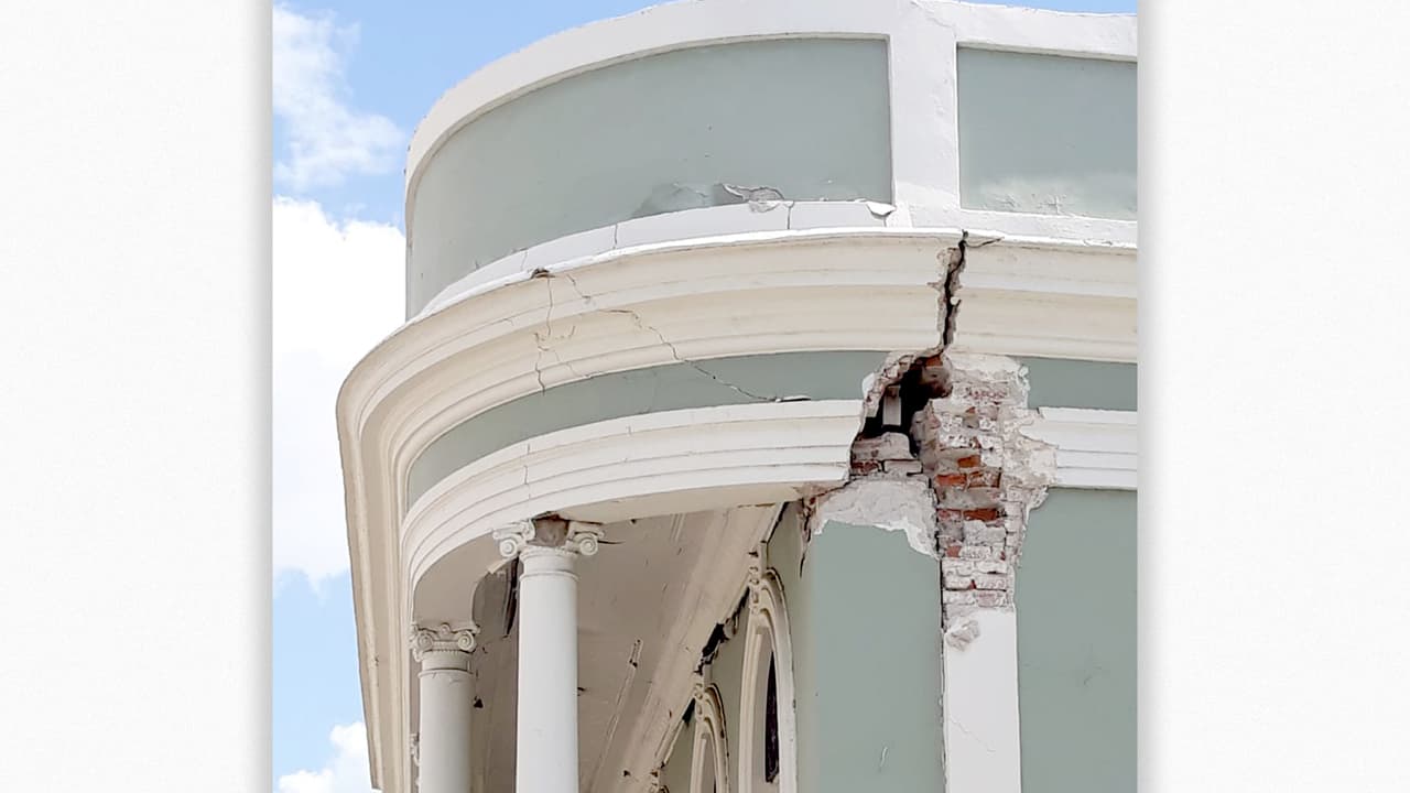 Se registran daños en Ponce y Guayanilla tras sismo de 5 grados reportado la mañana del martes
