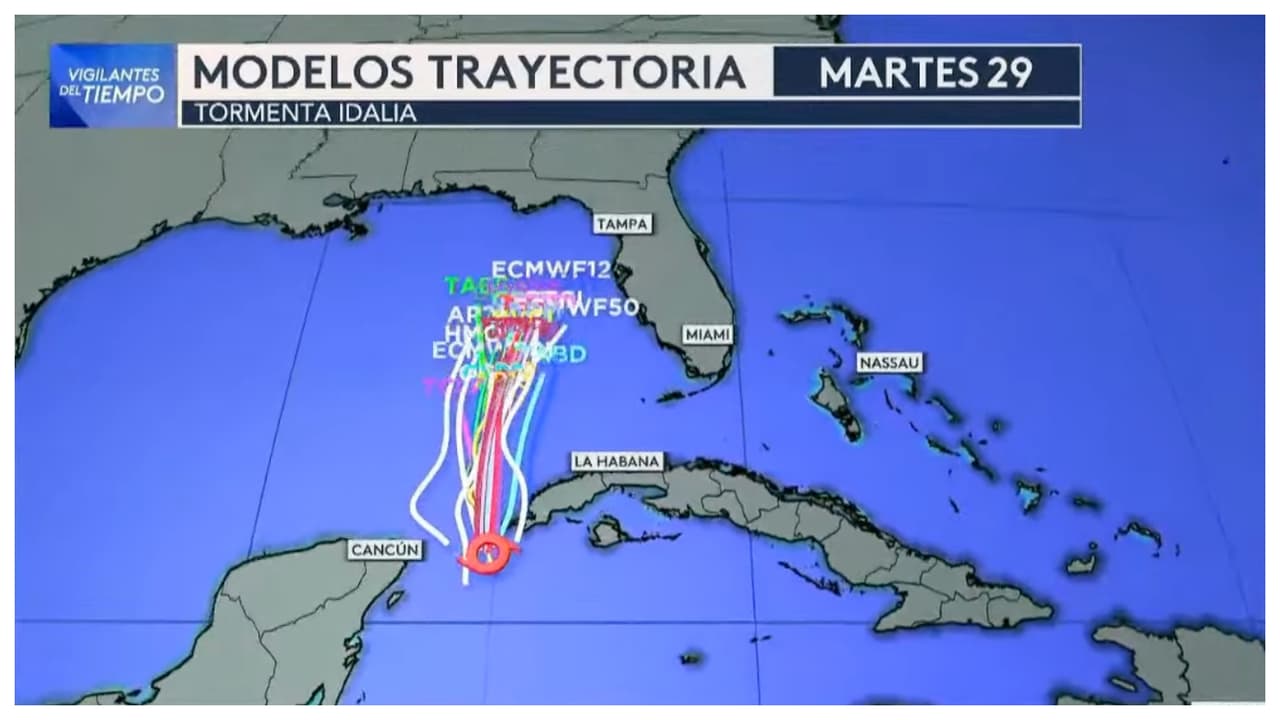 Esta sería la trayectoria de la tormenta tropical Idalia: así afectaría al sur de Florida 