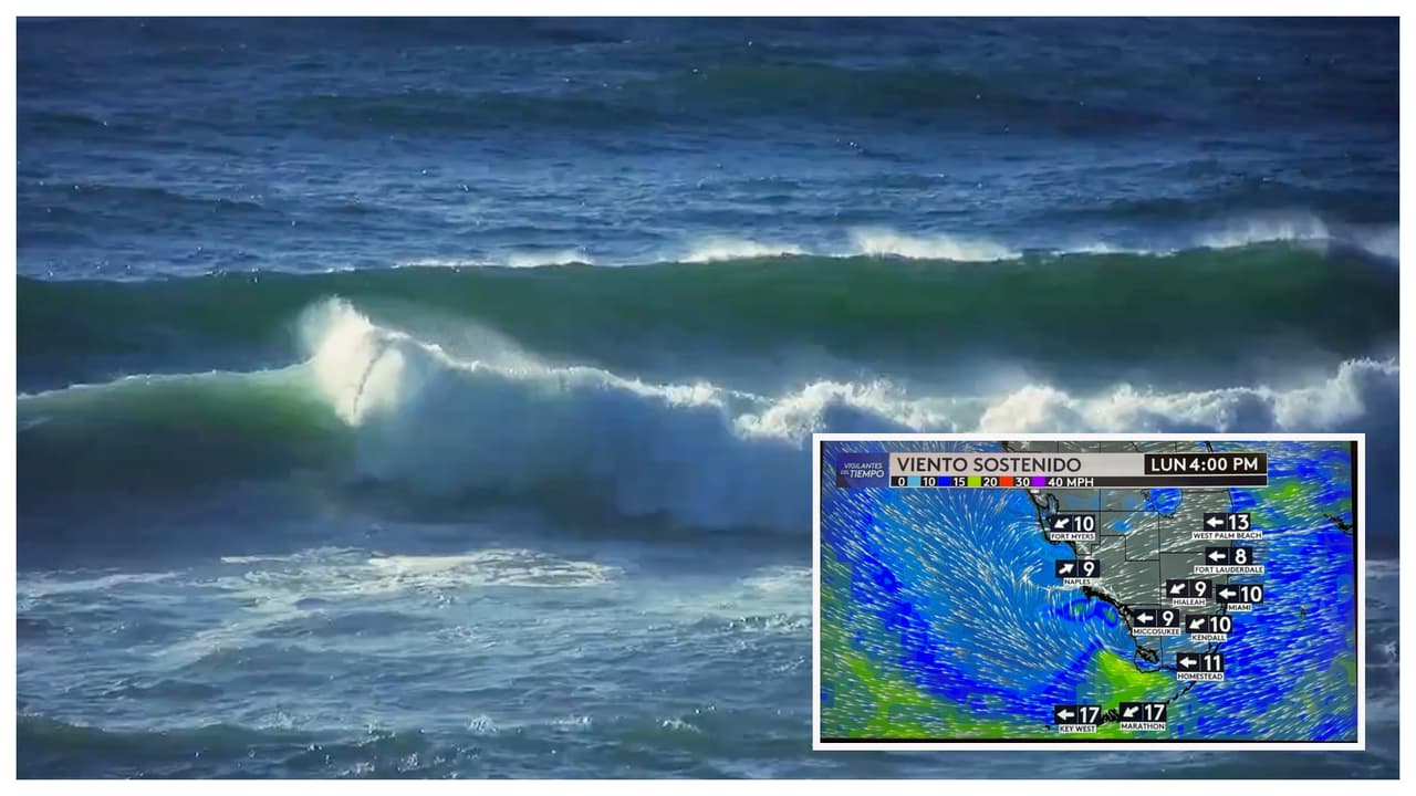Si va a la playa en el sur de Florida esta semana manténgase atento a las corrientes de resaca 