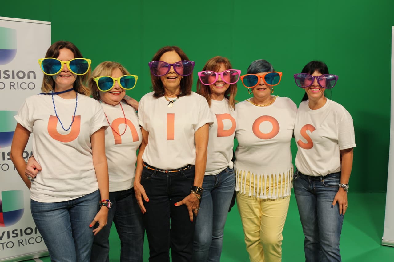 Empleados y talentos de Univision Puerto Rico formaron parte de la campaña.
