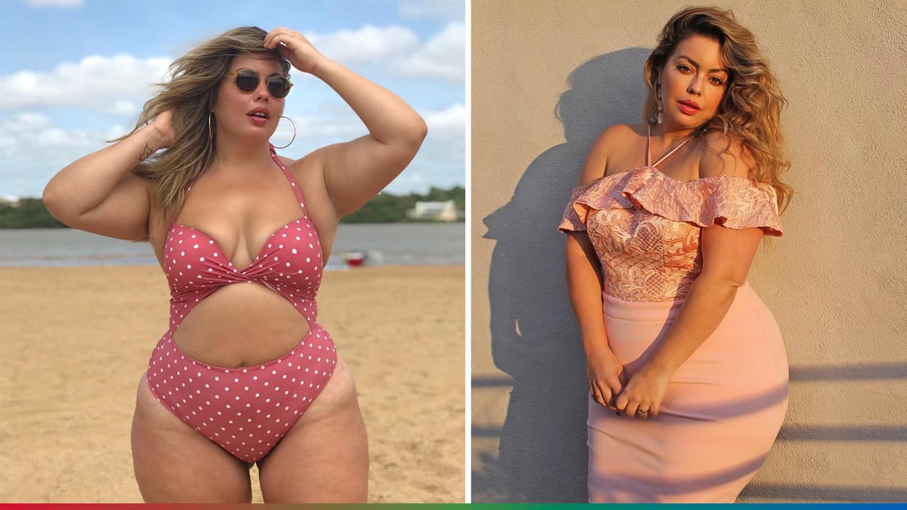 Es talla XL, pero se siente orgullosa de sus curvas y es modelo 'plus size': la historia de Fluvia Lacerda