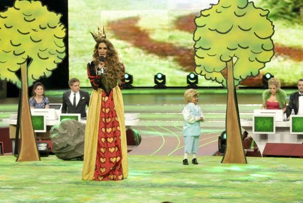 El pequeño Rogelio Cruz hizo el papel de 'Licho', el visitante del país de las maravillas.