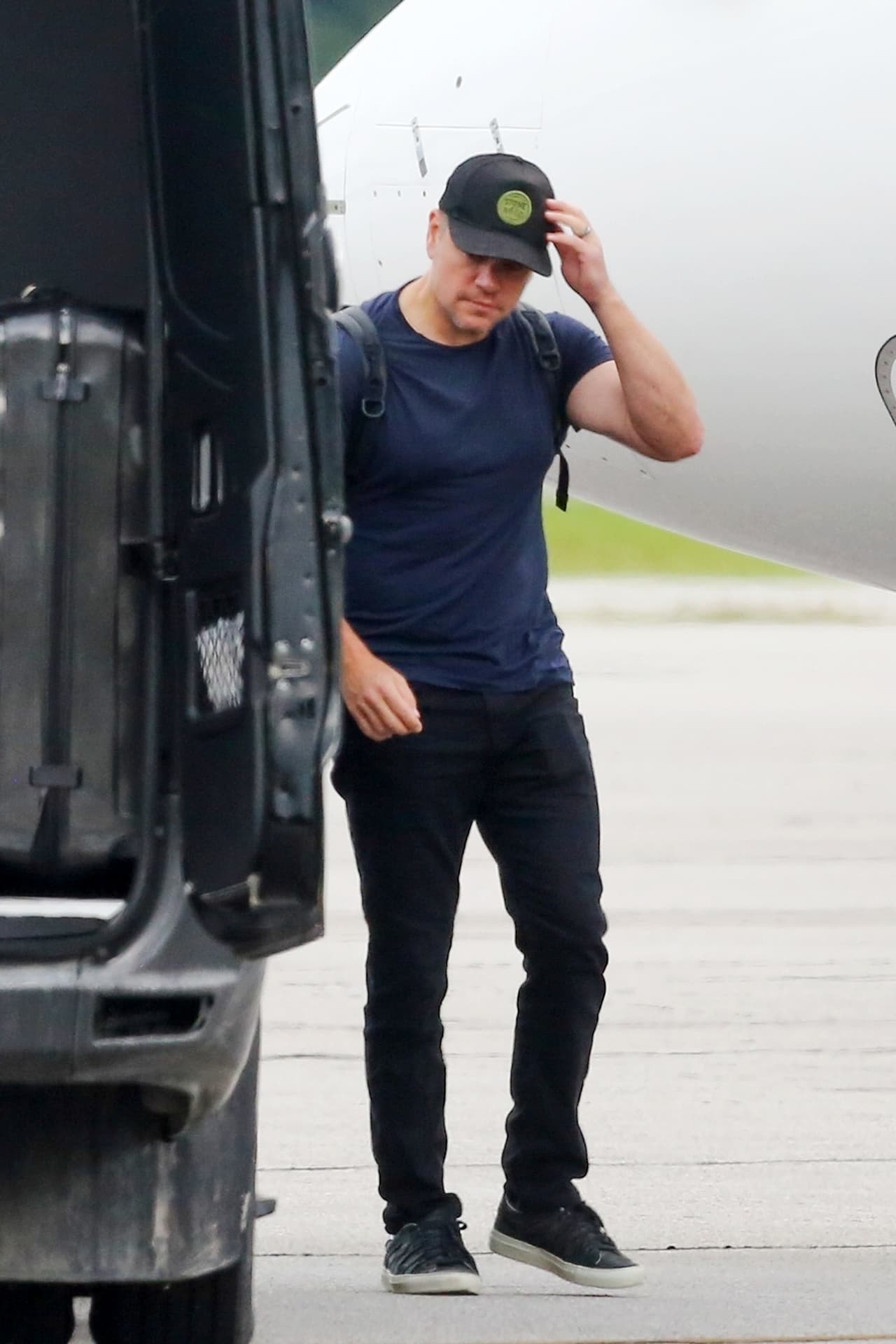 En las fotos que captó la agencia The Grosby Group con Matt Damon dejando Georgia no fue visto su amigo Ben Affleck. 
<br>