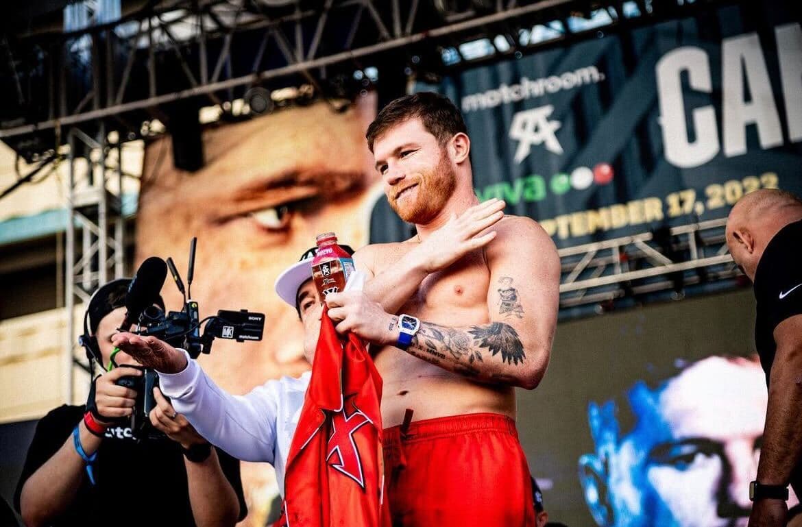'Canelo' Álvarez tiene cerca de 14 tatuajes en su cuerpo.