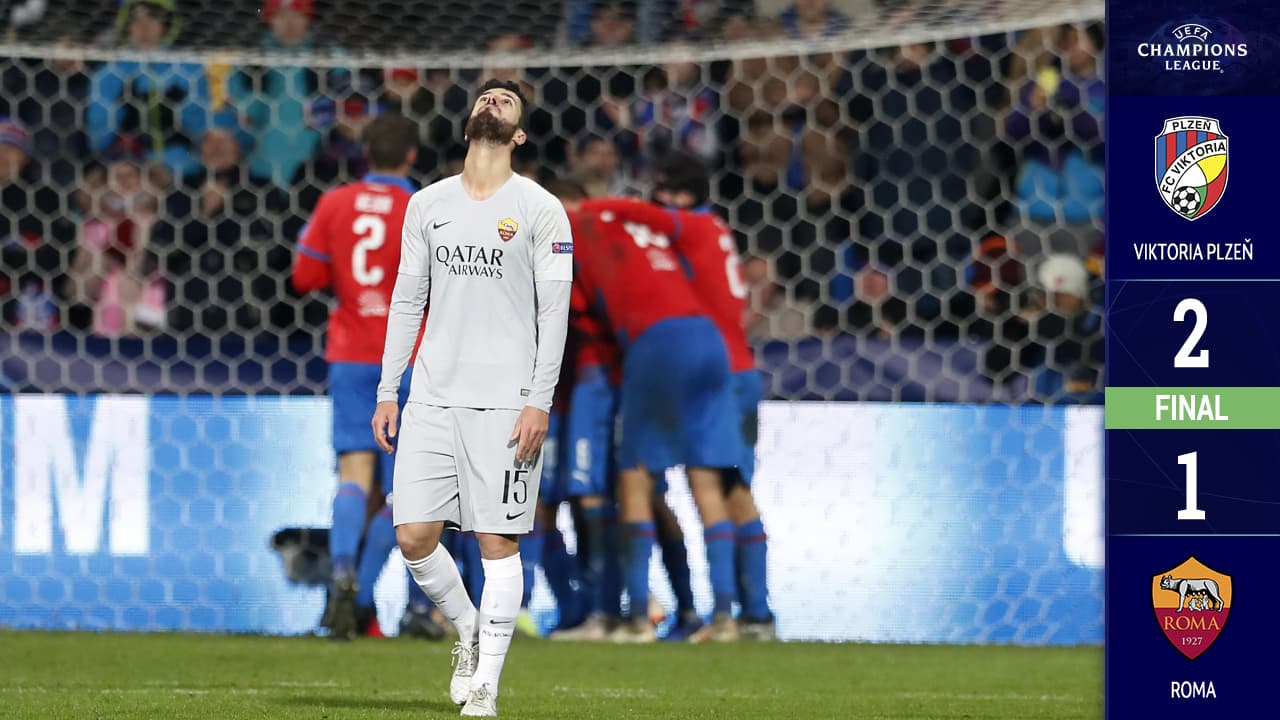 Una 'Viktoria' clave: El Plzen venció a la Roma y jugará la UEFA Europa League