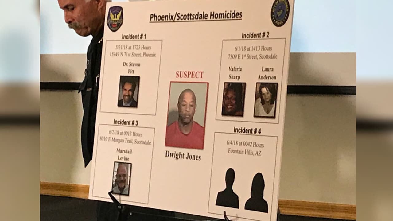 Identifican al presunto autor de la muerte de seis personas en menos de cinco días en Arizona 