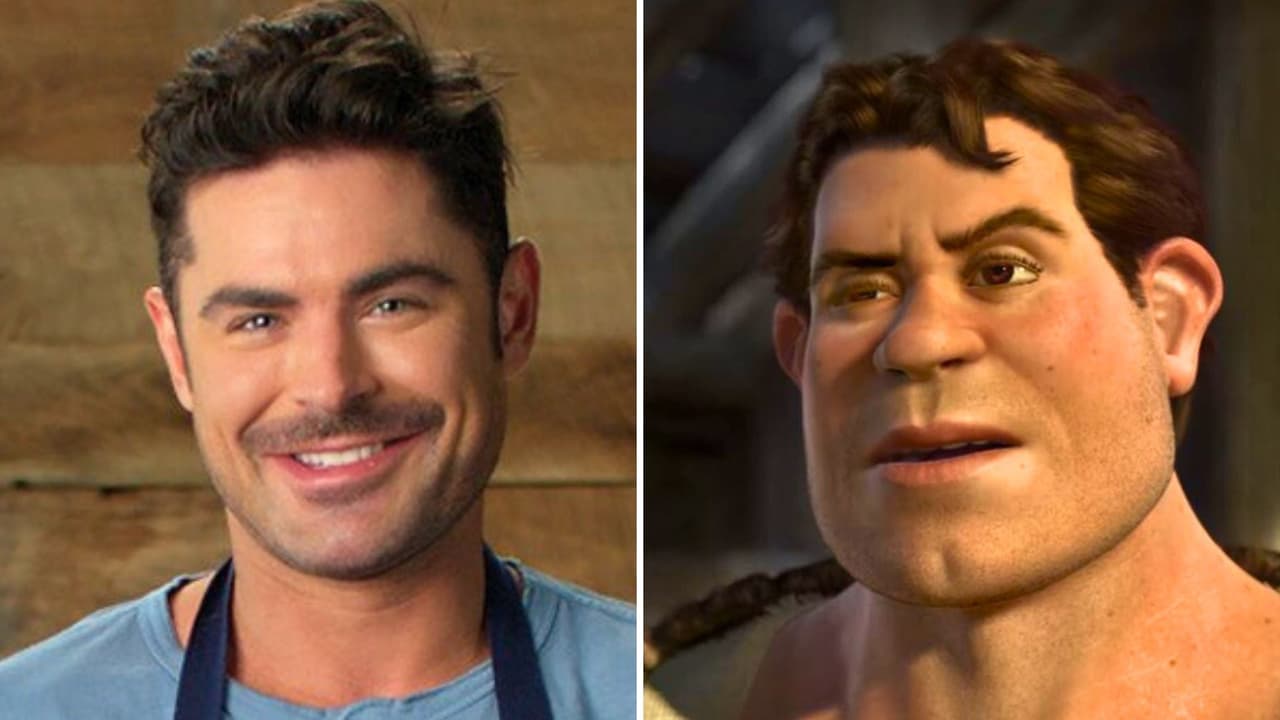 ¿Zac Efron es igual a Shrek guapo? Fans comparan las fotos y están encantados con su nuevo look