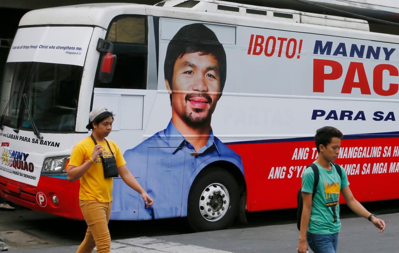 Manny Pacquiao pierde popularidad en Filipinas