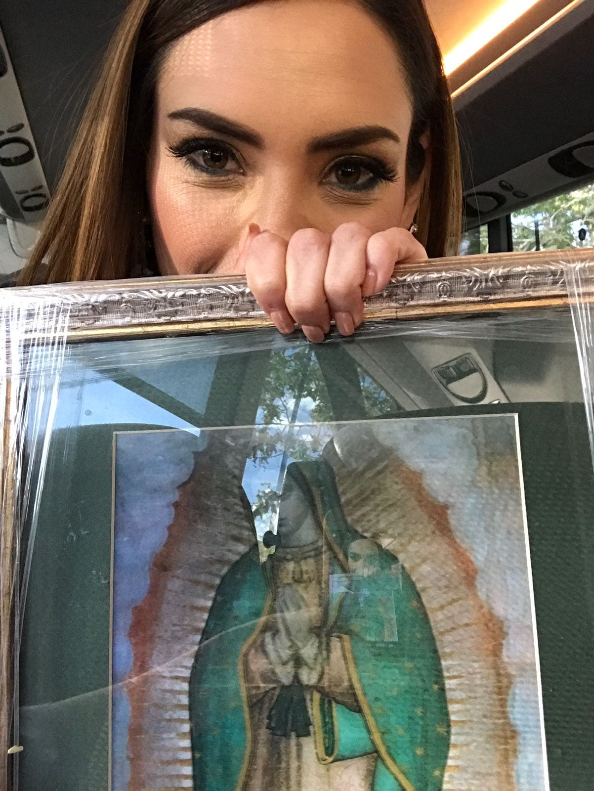 Una televidente trajo este regalo para Michelle.