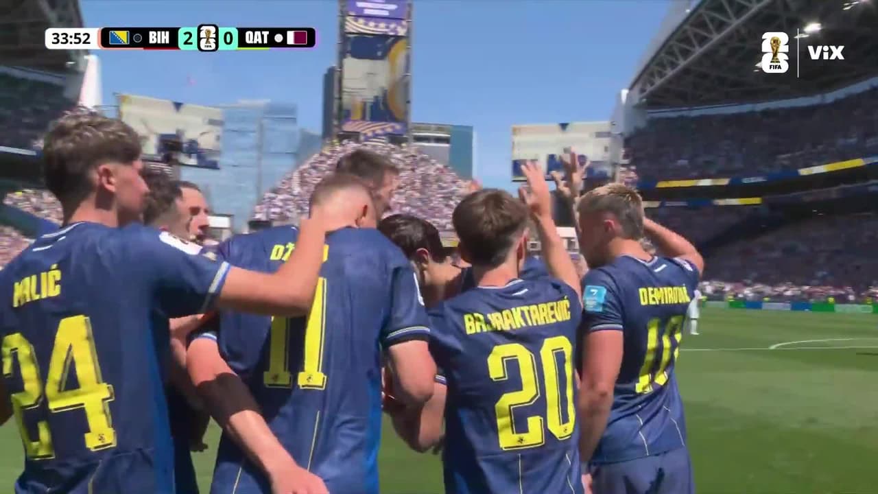 ¡Llega el segundo para Bosnia! Un desafortunado autogol hunde a Catar