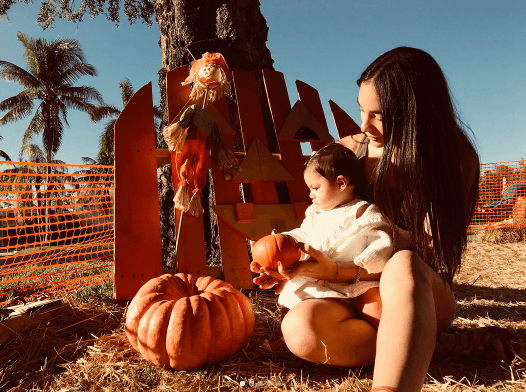 Amaia lució adorable en estas imágenes que compartió su mamá en sus redes sociales.