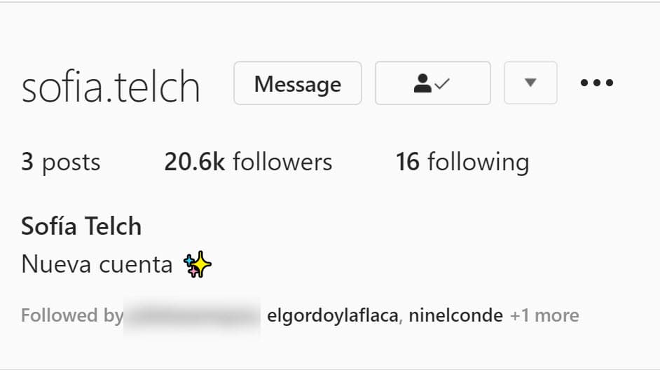 Desde entonces, su número de seguidores ha incrementado al doble. Univision Digital constató que hasta la mañana de este martes 11 de agosto ya eran
<b> <a href="https://www.instagram.com/sofia.telch/" target="_blank">20,600. </a></b>
<br>