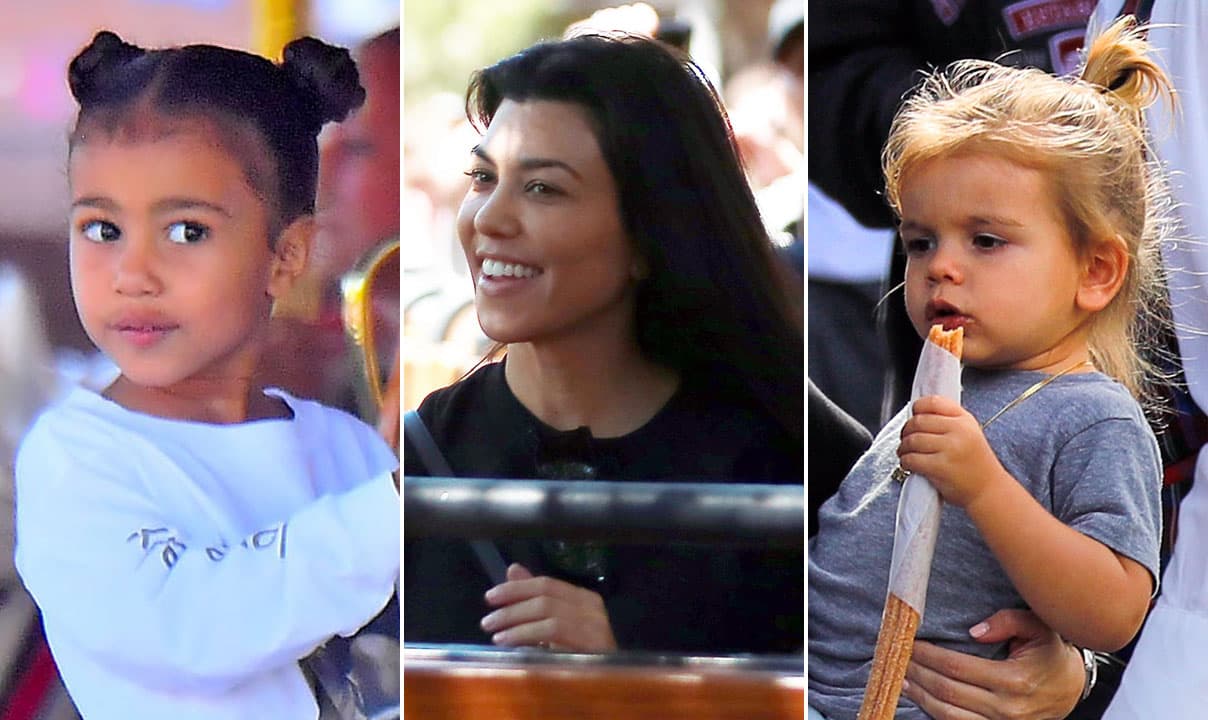 Sin filas, escoltados por seguridad y con mucha diversión, así son las estancias de los Kardashian en el 'lugar más feliz del mundo'.