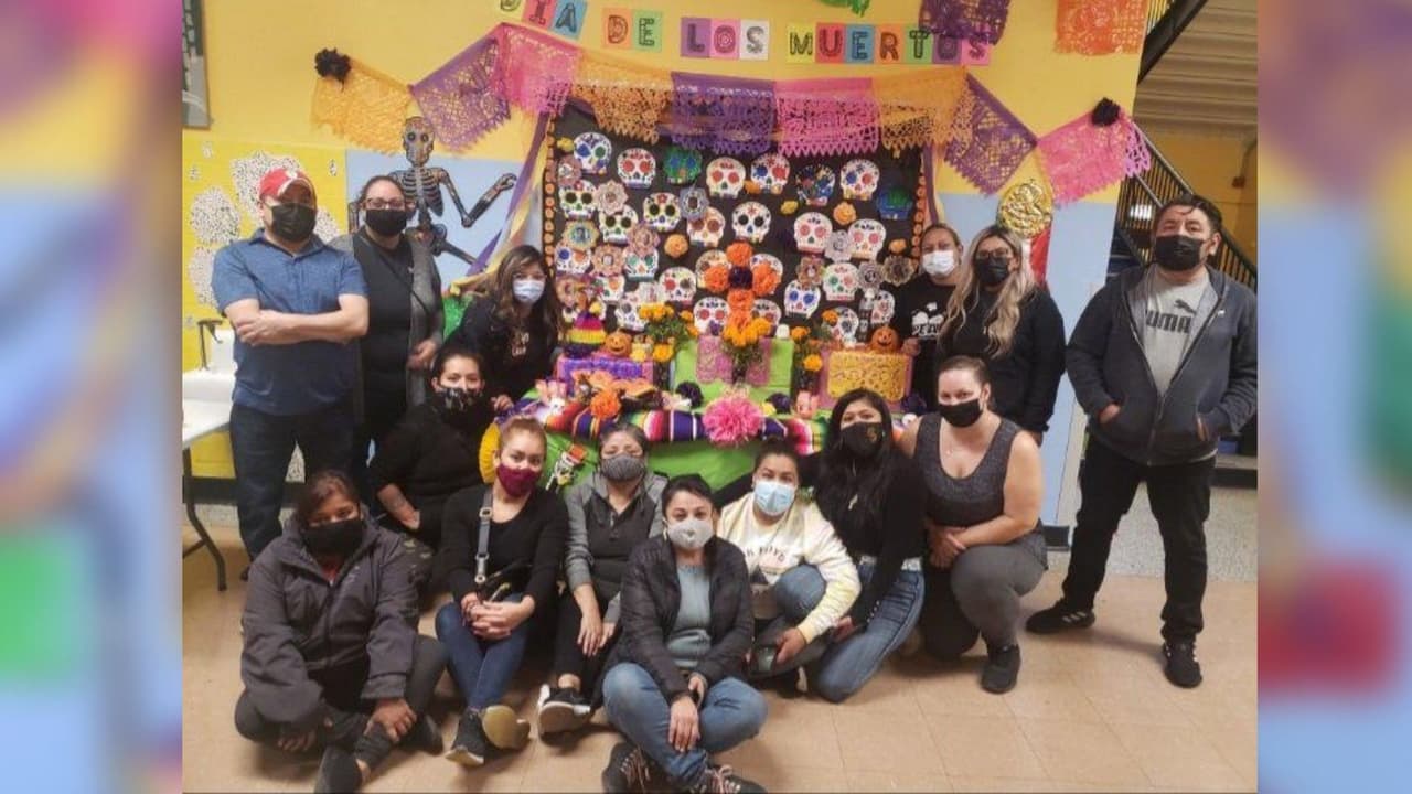 Miembros del plantel capturaron el momento.