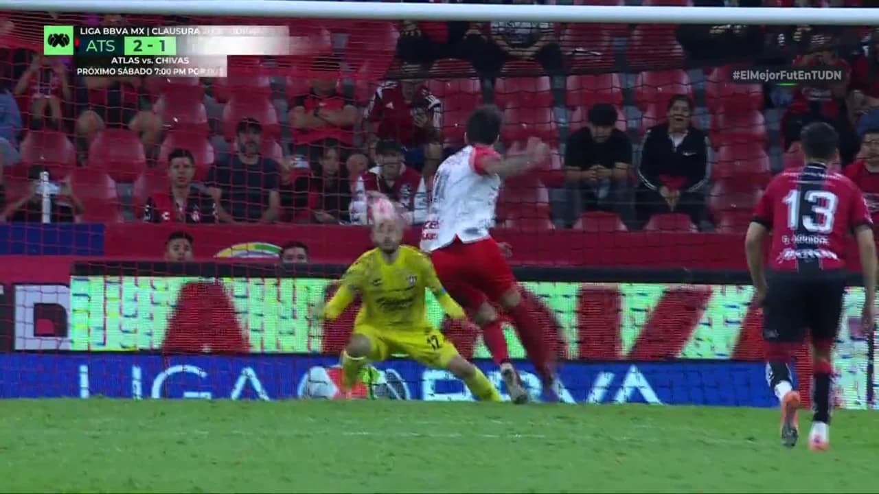 ¡GOL!  anota para Club Tijuana. Diego Abreu