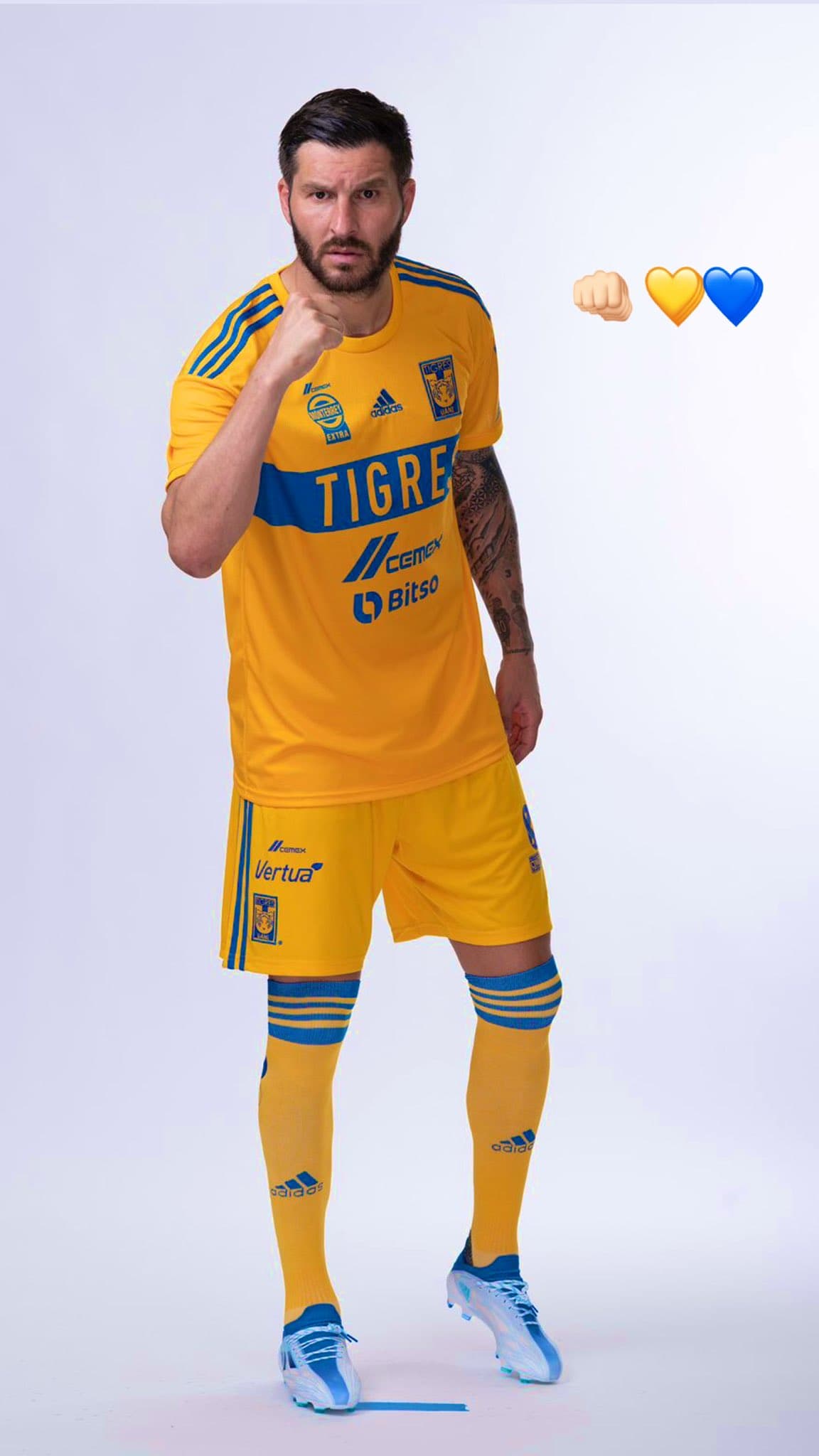 Uniforme de local de Tigres para el Apertura 2022 y Clausura 2023.