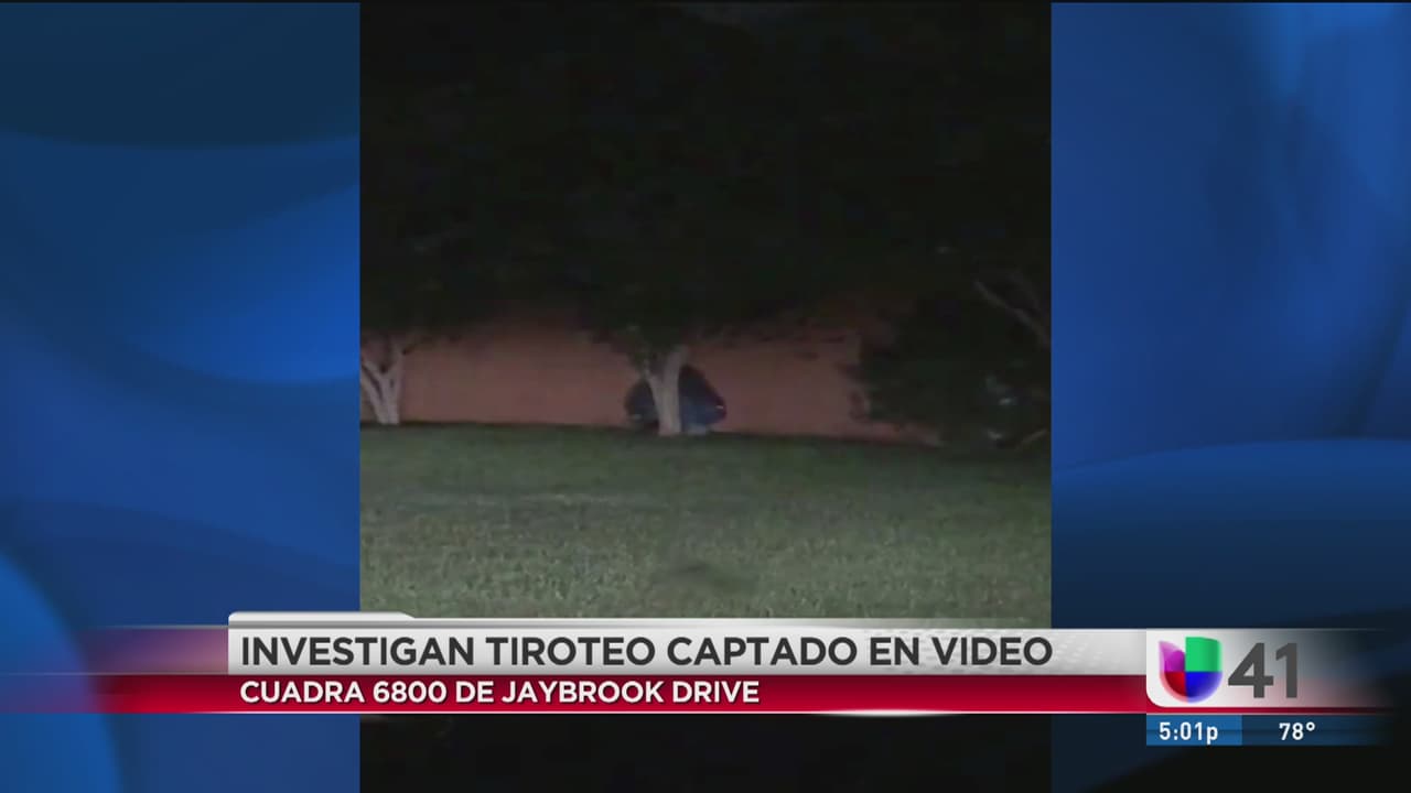 Investigan tiroteo captado en video en Converse