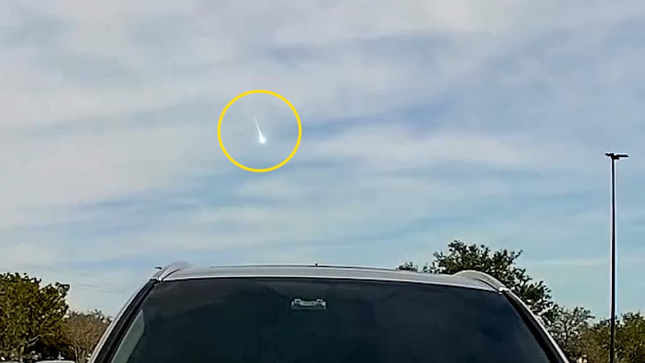 Una bola de fuego cruzó el cielo de Florida y quedó grabada en video
