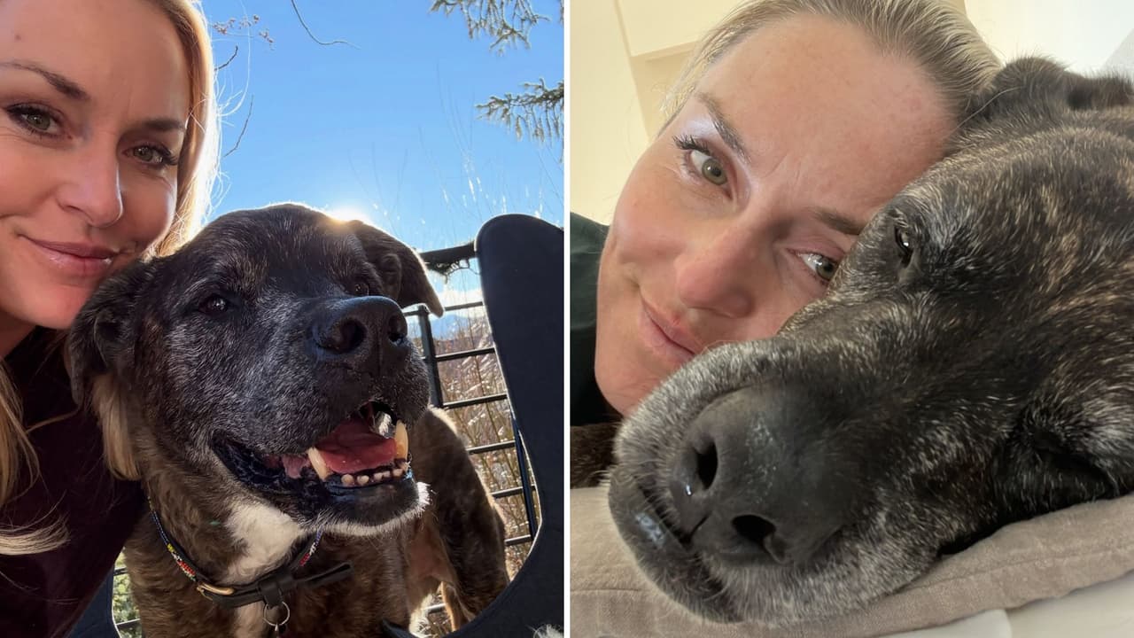 Lindsey Vonn reveló la muerte de su amado perro Leo.